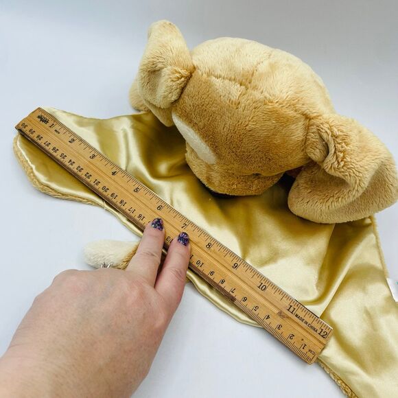 GUND Plush Stuffed Puppy Dog Lovey SPUNKY HUGGYBUDDY Satin Blanket for Baby - Picture 5 of 6